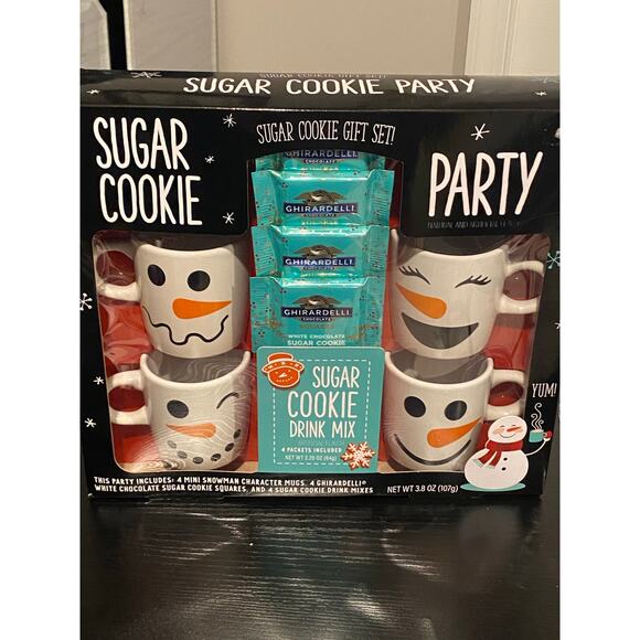 Ghirardelli Sugar Cookie Snowman‎ Gift Set - Picture 1 of 7